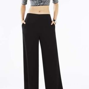 BCBGMAXAZRIA Mitchel Wide-Leg Trouser Black